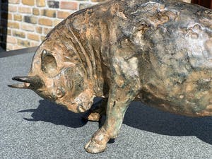 Pierre Chenet - Bronzen stier kopen? Bied vanaf 300!