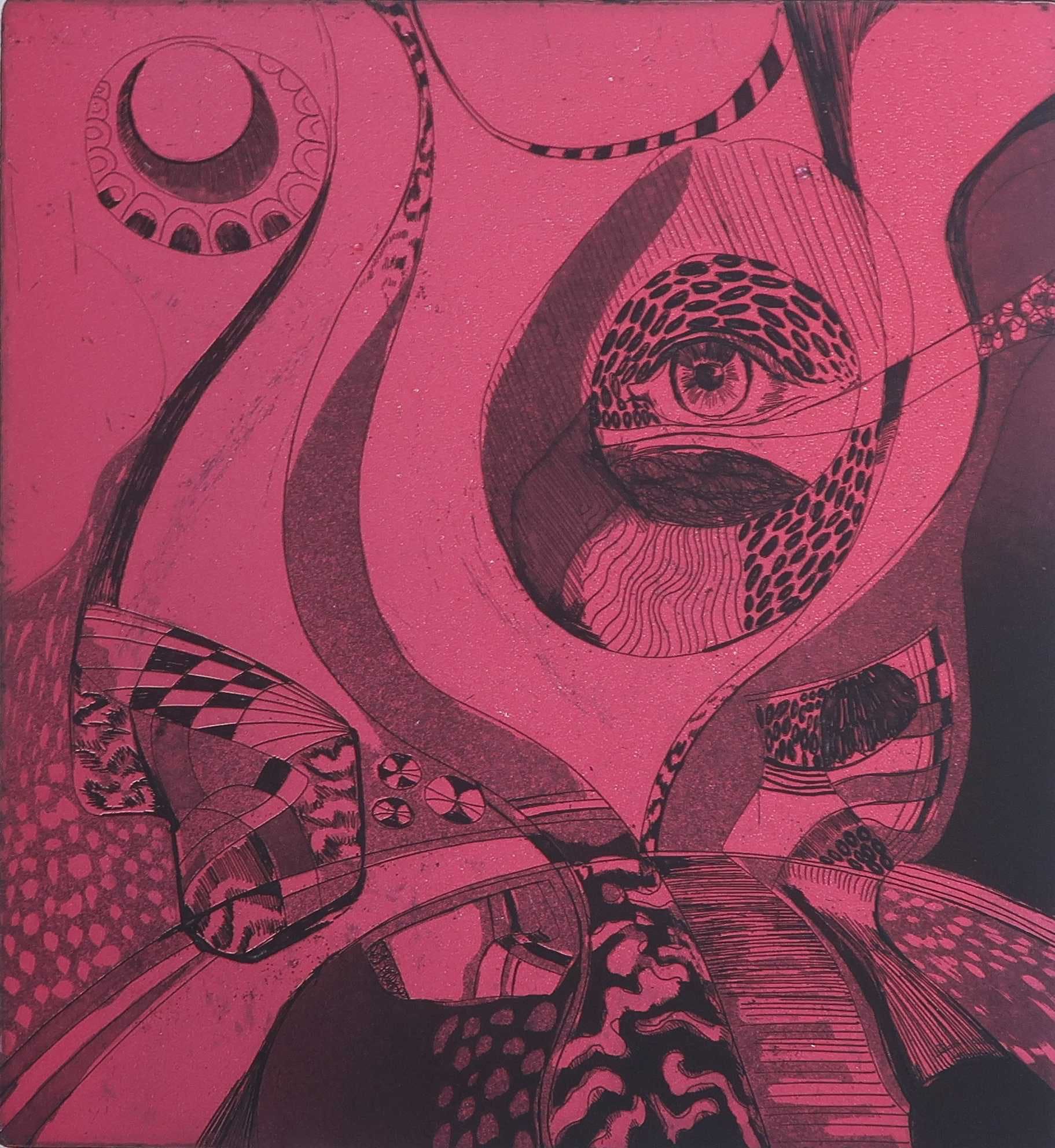 Edlef Romeny - Ets en aquatint, L'oeil cosmique kopen? Bied vanaf 1!