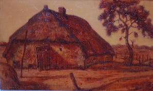 Hendrikus IJkelenstam - Boerderij - olieverf 1920 kopen? Bied vanaf 75!