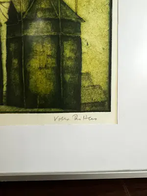 Volker Ritters - Volker Ritters Litho, Gesigneerd kopen? Bied vanaf 30!