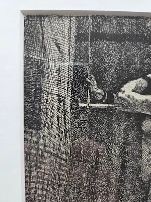 Felicien Rops - La Femme au Trapeze. 1908. Ingelijst. kopen? Bied vanaf 85!