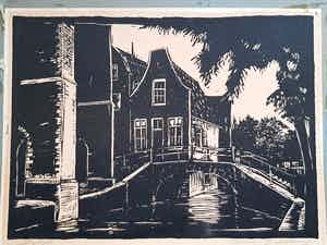 Niet of onleesbaar gesigneerd - Lot van 9 Verschillende prentjes - Gesigneerd verkocht voor € 1!