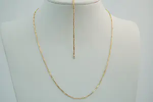 78- Sierlijke 18 Krt gouden SET (collier & armband) - fantasie schakel kopen? Bied vanaf 200!