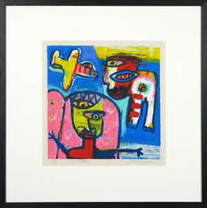 Henk Vierveijzer - Zeefdruk, Niet vliegen - Ingelijst verkocht voor € 50!