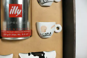 Jannis Kounellis - voor Illy - 4-persoons espresso-set kopen? Bied vanaf 1!