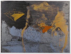 Mirjam Burer - Zeefdruk, Zonder titel - Ingelijst kopen? Bied vanaf 1!