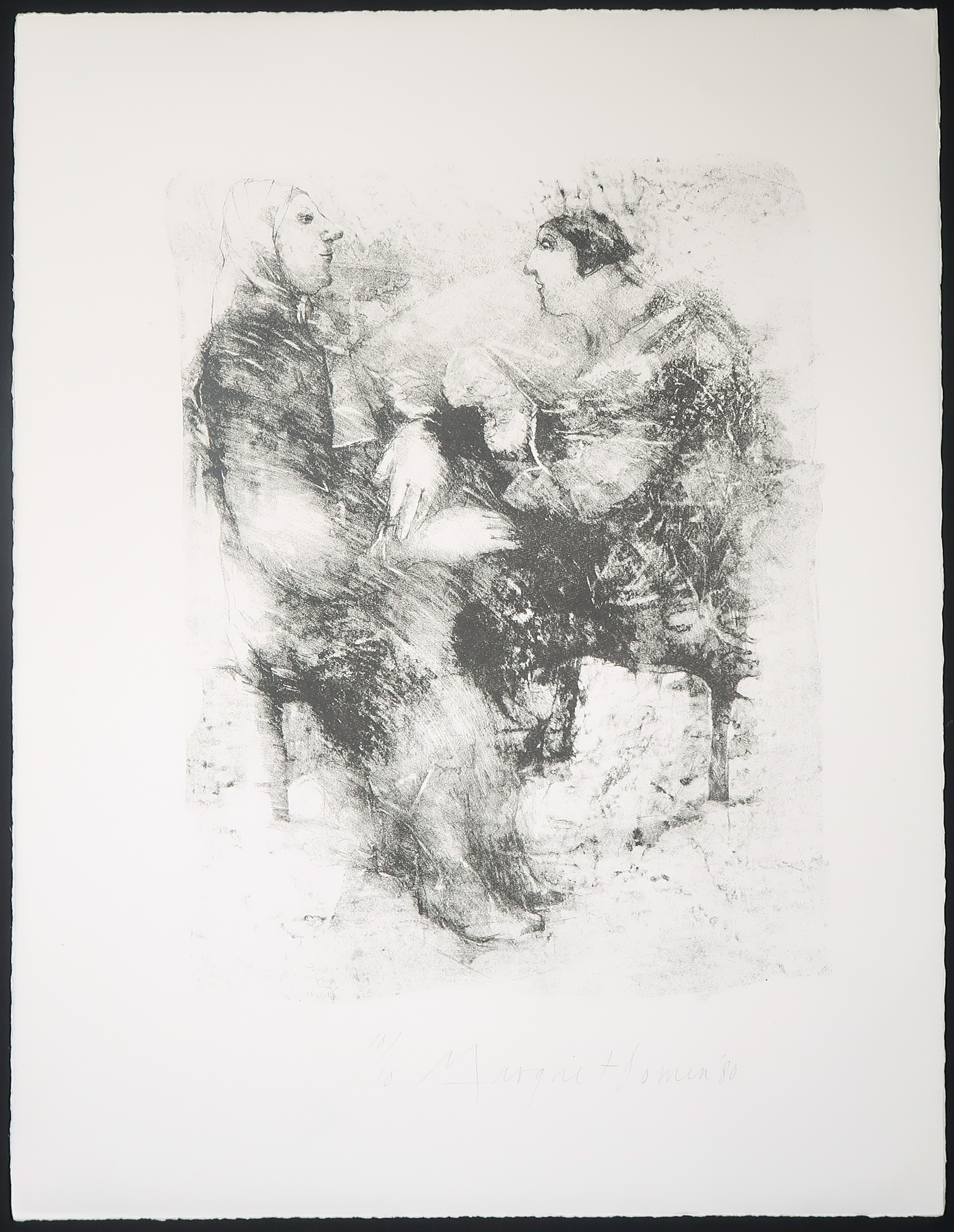 Margriet Oomen - Litho, Zonder titel kopen? Bied vanaf 1!