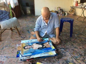 Peter Klashorst - Mooi Formaat Werk - Handgesigneerd !!! kopen? Bied vanaf 130!