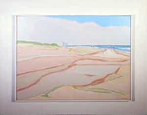 Paul Overhaus - Acryl op doek, Zonder titel - Ingelijst (Groot) verkocht voor € 100!