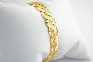 141-  Zware, fraai bewerkte 20kt goud armband - Arabisch / Slinger motief kopen? Bied vanaf 920!
