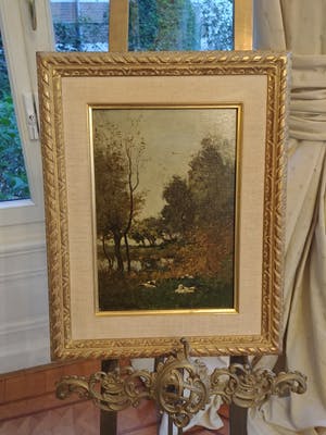 Julius J. van de Sande Bakhuyzen - Eenden tafereel kopen? Bied vanaf 430!