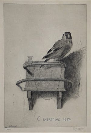 Philip Zilcken - Ets naar Het Puttertje van Carel Fabritius kopen? Bied vanaf 65!