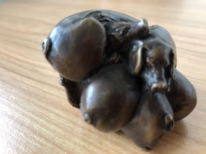 Brons (Onbekend) - Bronzen beeldje van " VARKENS " kopen? Bied vanaf 35!