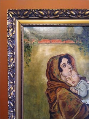 Niet of onleesbaar gesigneerd - naar Feruzzi - La Madonnina (La Madonna del Riposo) - 1949 kopen? Bied vanaf 1!
