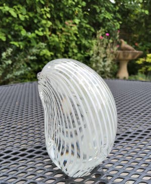 Niet of onleesbaar gesigneerd - Handgemaakte glassculptuur van een ijsbeer kopen? Bied vanaf 1!