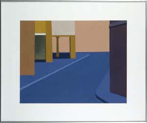 Doke Melman - Gouache, Ubeda 3 - Ingelijst verkocht voor € 20!