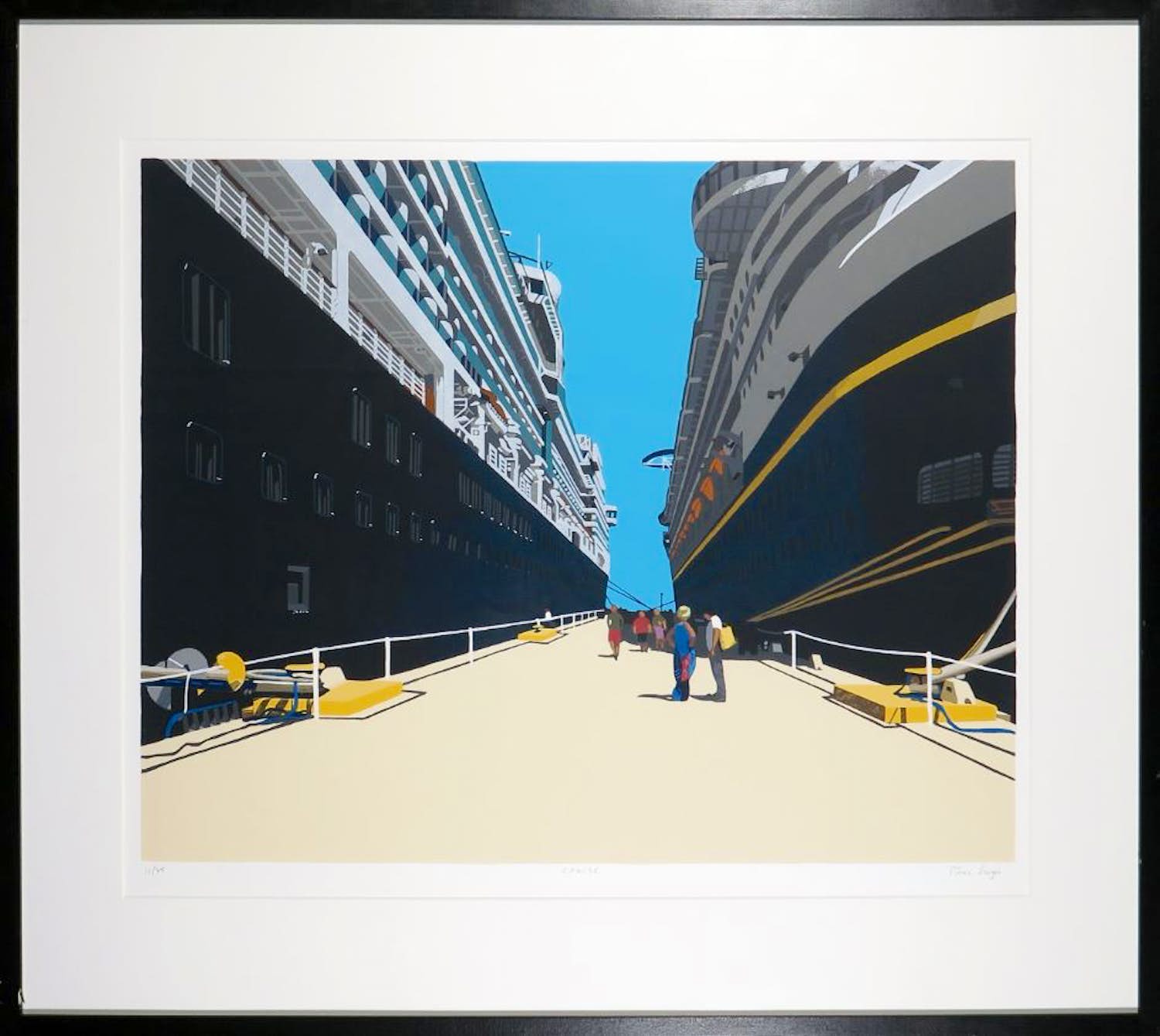 Marc Langer - 4042836 Zeefdruk, Cruise - Ingelijst verkocht voor € 55!
