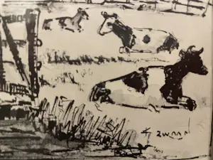 Klaas Zwaan - Twee dorpsgezichten van Bunschoten kopen? Bied vanaf 50!