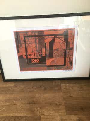 Christiaan Paul Damste - Kleurenlitho ‘ Moyland ‘ verkocht voor € 35!