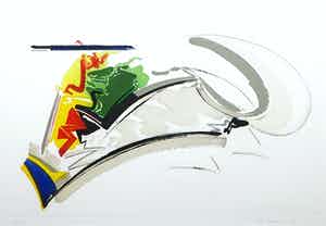 Peter van Drumpt - Ets, Zonder titel - Ingelijst verkocht voor € 35!