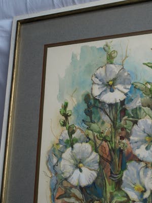 Klaas Pijlman - Ingelijste aquarel, “Bloemstilleven” – 1980 kopen? Bied vanaf 50!
