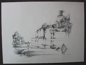 Dirkje Kuik - Litho: Het spoorwegmuseum voorheen Maliebaanstation kopen? Bied vanaf 59!