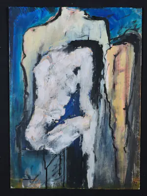 Lisa Schmid - Lot van 7 werken op papier, Figuren kopen? Bied vanaf 50!
