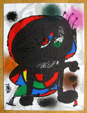 Joan Miro - Originele lithografie kopen? Bied vanaf 1!