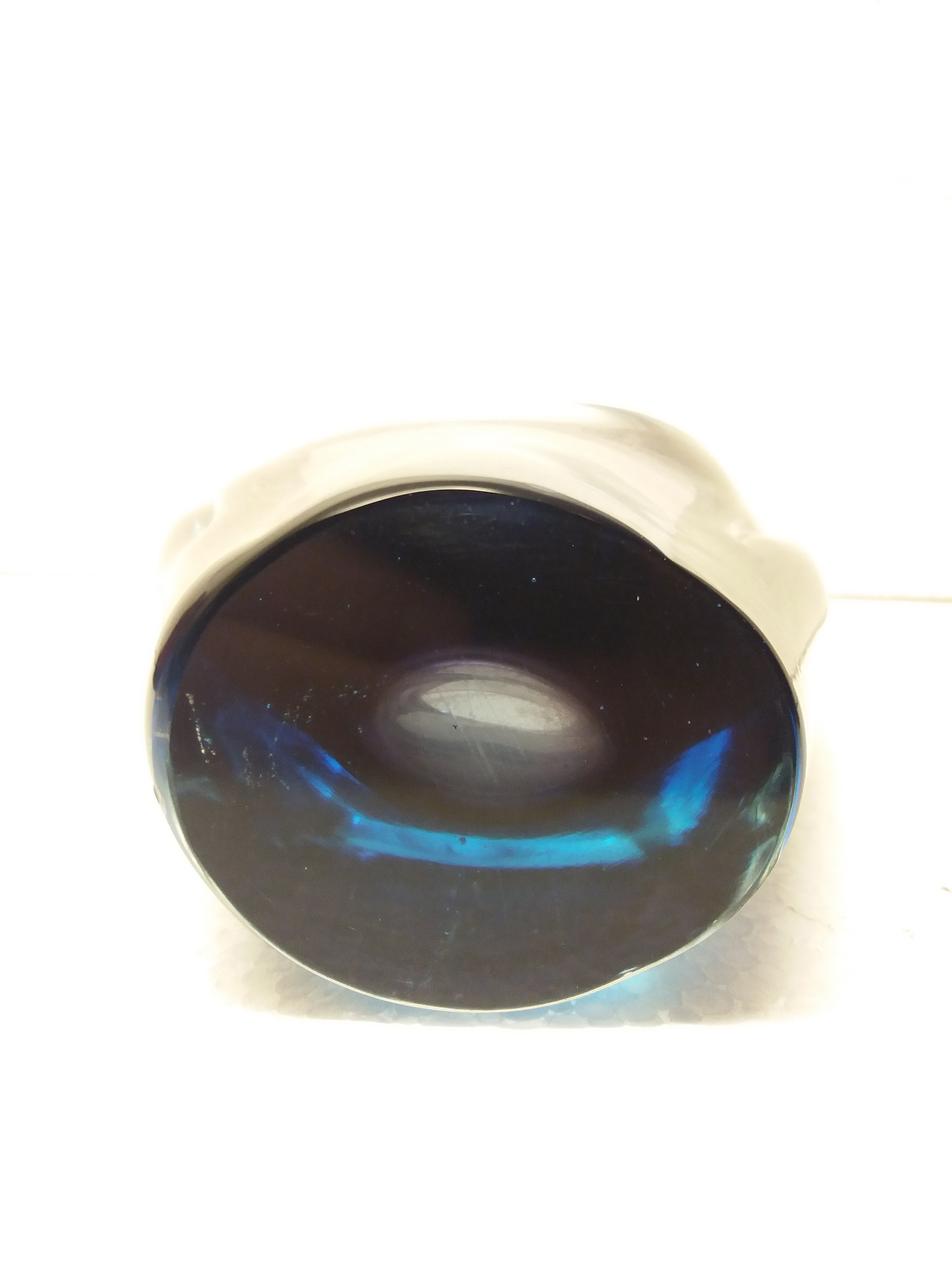 Niet of onleesbaar gesigneerd - Vintage blauwe glazen vaas Murano kopen? Bied vanaf 1!