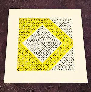 Henk van der Plas - Twee jaren 80 OP-art zeefdrukken - Abstract - potloodgesigneerd kopen? Bied vanaf 45!