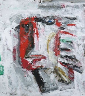 Nico Molenkamp - Zeefdruk, Masker - Ingelijst kopen? Bied vanaf 100!