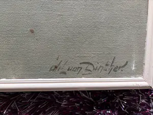 Wil van Dinther - gevarieerd stilleven met oa bloemen en fles wijn kopen? Bied vanaf 195!