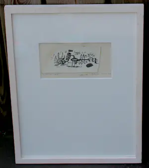 Shinkichi Tajiri - Ingelijste inkttekening - 1957 kopen? Bied vanaf 499!