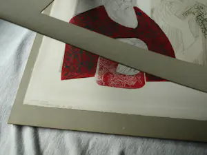 Abraham Yakin - Ingelijste kleurenets , Joodse mensen – E/A nr. 42/48 – 78 x 48 cm. kopen? Bied vanaf 80!