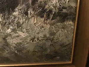 Henner Knauf - Winterlandschap kopen? Bied vanaf 50!