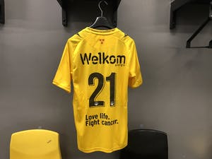 Curiosa - Swim to Fight Cancer wedstrijdshirt - Moreno Rutten kopen? Bied vanaf 50!