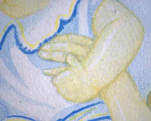 Bernardina Midderigh-Bokhorst - kleurenlitho kinderen met vlinder kopen? Bied vanaf 20!