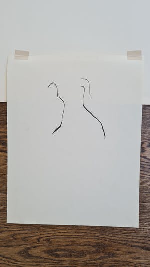 Nico Molenkamp - Hert - handgesigneerde inkttekening kopen? Bied vanaf 150!