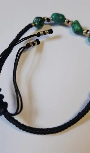 Nieuwe Handgemaakte sterling zilveren 'Turquoise bohemien' turquoise armband kopen? Bied vanaf 30!