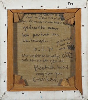 Boetak Hoiting - Olieverf op doek, Clown kopen? Bied vanaf 1!