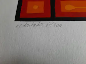 Clemens Briels - Zeefdruk, El Tentador kopen? Bied vanaf 100!