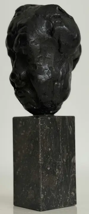 Pieter d' Hont - Bronzen sculptuur | 'Michel Simon' | 1967 kopen? Bied vanaf 750!
