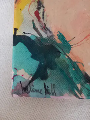 Helene Hill - Abstract portret van een jonge vrouw kopen? Bied vanaf 20!