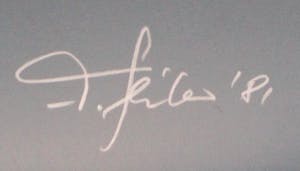 Friedrich Geiler - Abstracte zeefdruk op glanzend papier - 1981 kopen? Bied vanaf 45!