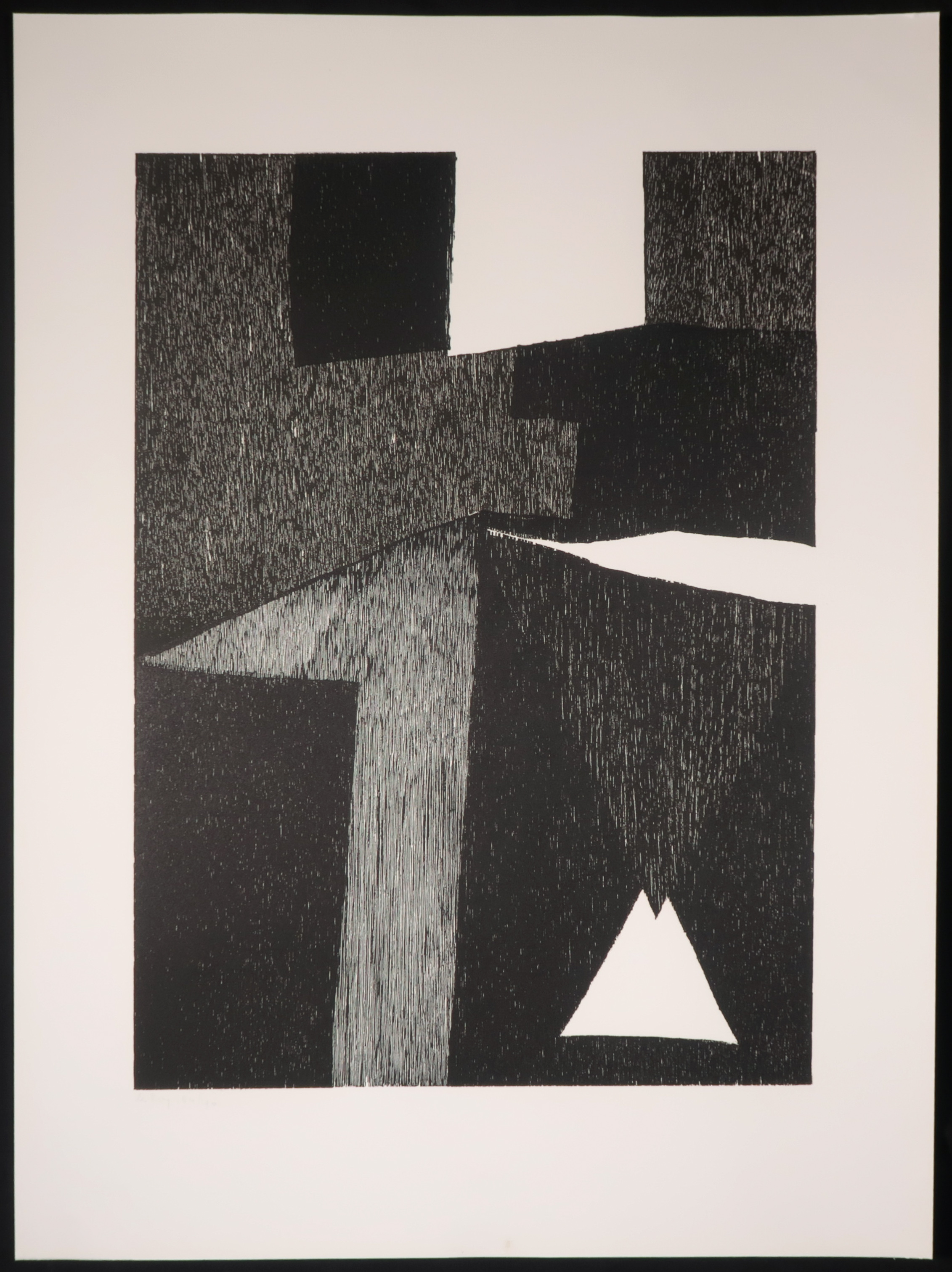 Guillaume Le Roy - Houtsnede, Zonder titel kopen? Bied vanaf 35!