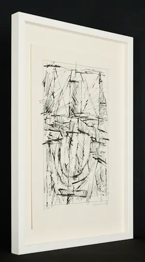 Jan Schoonhoven - Prachtige zeefdruk - gesigneerd & genummerd - fraai ingelijst kopen? Bied vanaf 450!