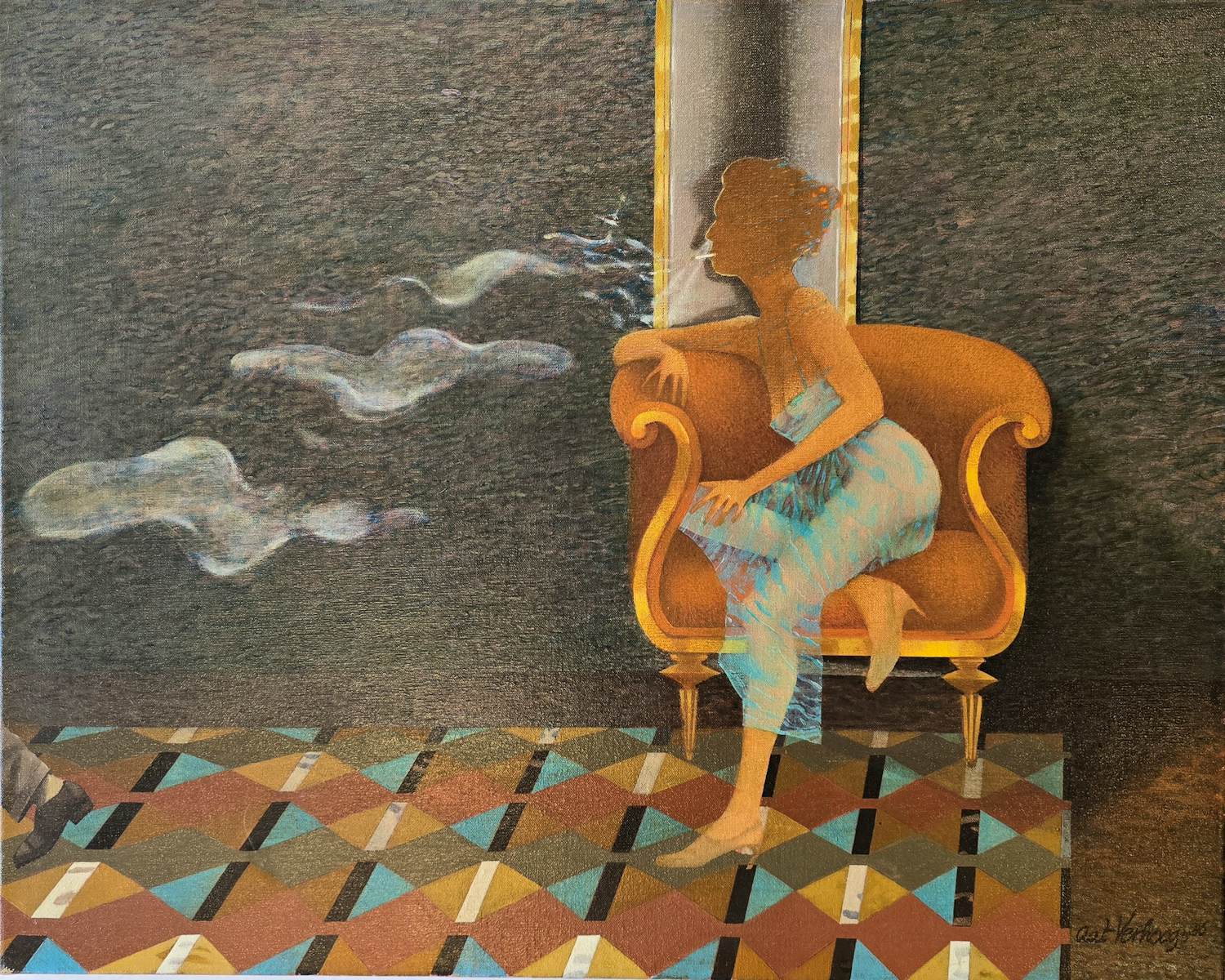 Aat Verhoog - 'De schilder Peter B... kopen? Bied vanaf 1500!