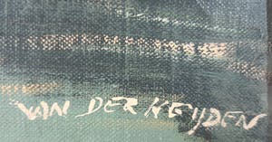 A. van der Heijden - Stadsgezicht kopen? Bied vanaf 85!