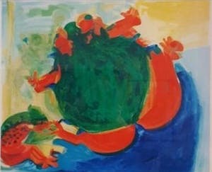 Arnold van Griensven - Opvallende kleurenzeefdruk kopen? Bied vanaf 1!