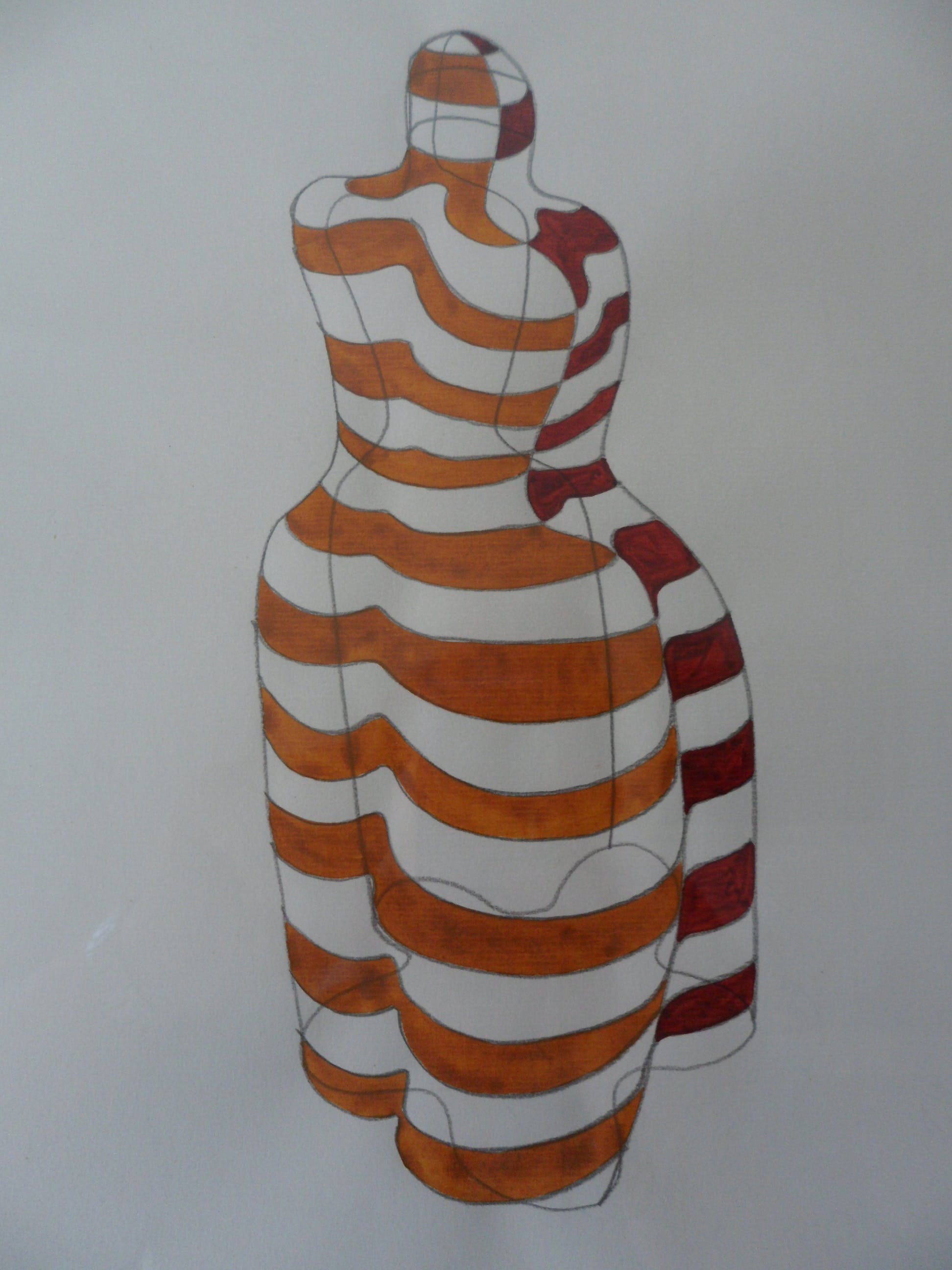 Ingrid van der Hoeven - Grafiet en aquarel op papier,titel : Wereldberg 1 kopen? Bied vanaf 1!